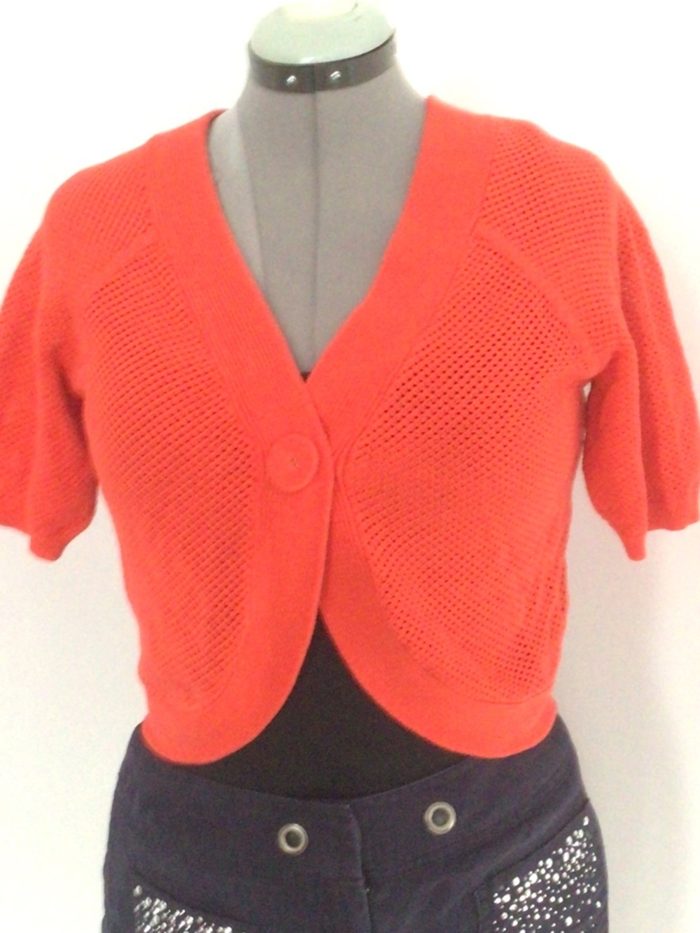 Kenneth Cole Reaction Short Sleeve Bolero/Cardigan